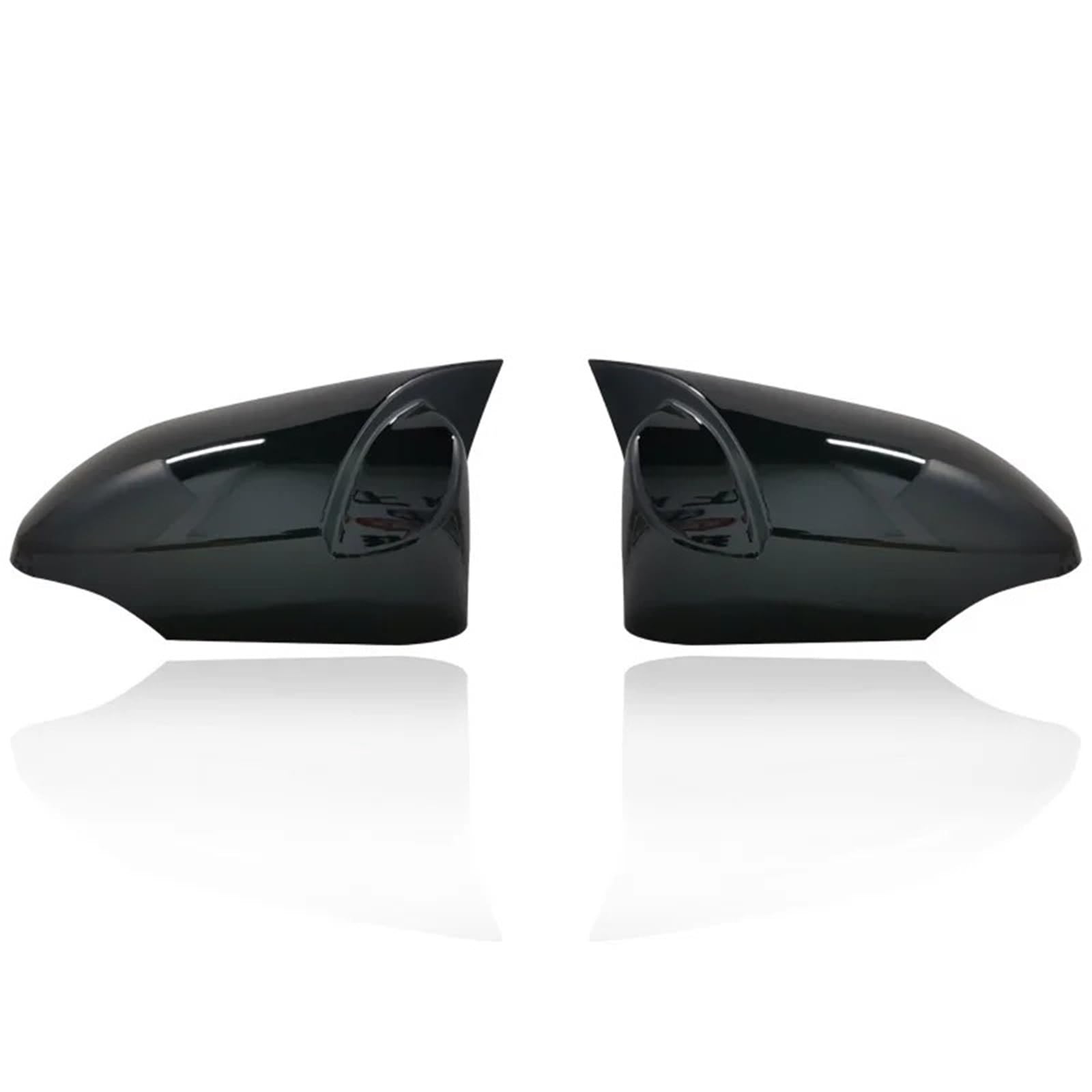 Rückspiegelkappe Für Toyota Für Yaris 2010-2020 Rückspiegel Abdeckung Flügel Tür Seite Spiegel Shell Cap Gehäuse Außenspiegel Spiegelkappen(Bright Black) von Ltusgt