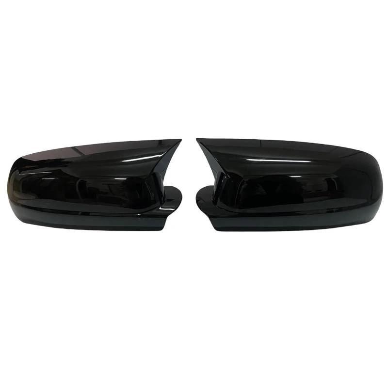 Rückspiegelkappe Für VW Für Passat B5 1999-2004 Rückspiegel Abdeckung Horn Rück Auto Caps Shell Trim Außenspiegel Spiegelkappen(Gloss Black) von Ltusgt