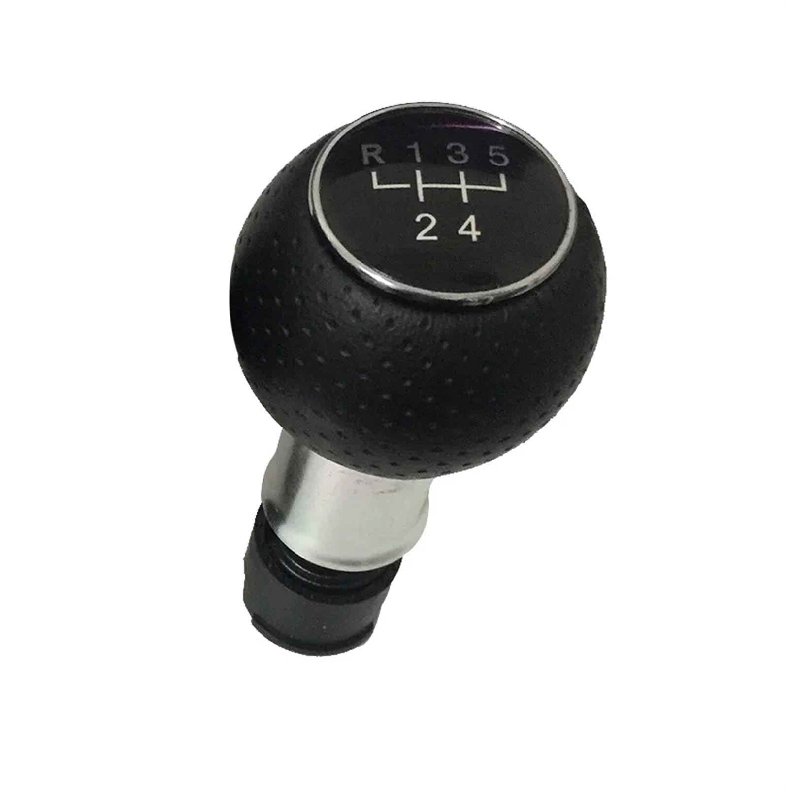 Shifter Kopf Für A3 S3 8P S-line Sportback Dekorationszubehör Chromleder Auto Schaltknauf Hebel Gaitor Boot Cover Schalthebelknauf(5 Speed knob) von Ltusgt