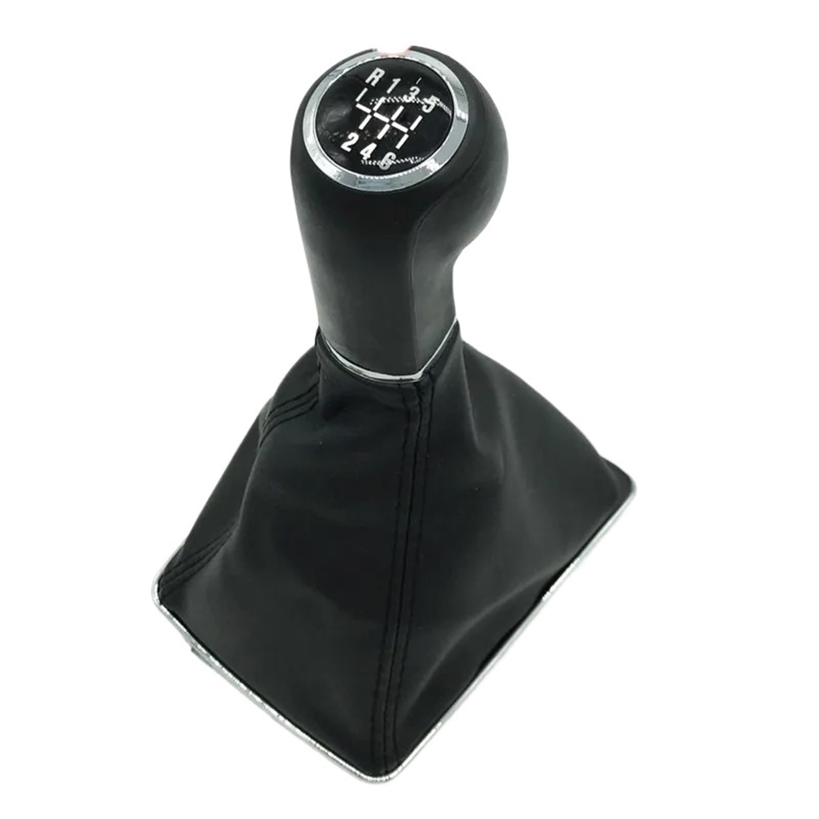 Shifter Kopf Für Opel Für Vauxhall Für Astra H Leder Schaltknauf Shifter Gamasche Boot Kragen Handbremse Parkplatz Handbremse Boot Abdeckung Fall Schalthebelknauf(6 Speed Gear Shift) von Ltusgt