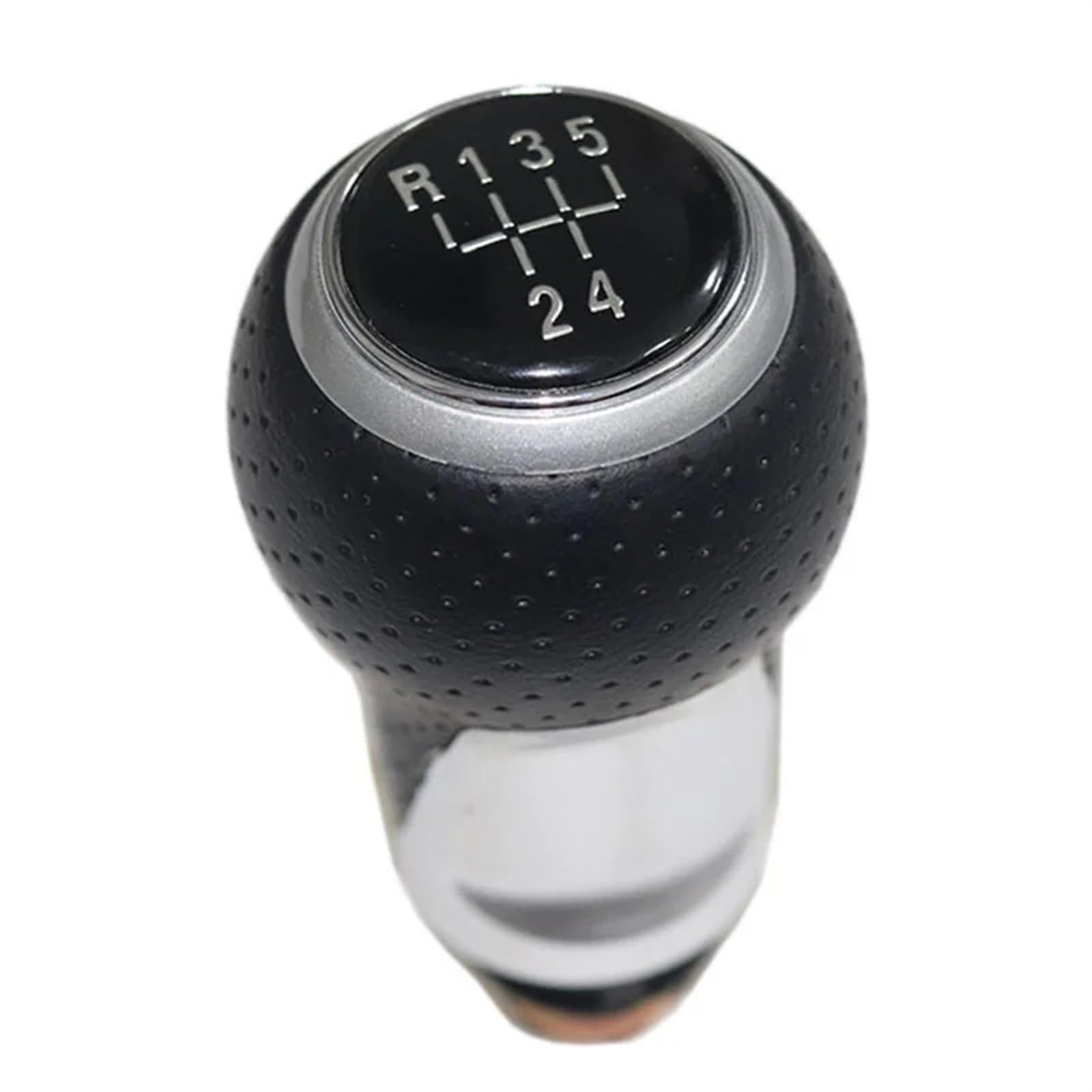 Shifter Kopf Für S1 ​​2014-2018 Manueller Wählhebel Getriebegriff Ball Schaltknauf Hebel Wechselgetriebe Stick Shifter Schalthebelknauf(R12345 Silver) von Ltusgt