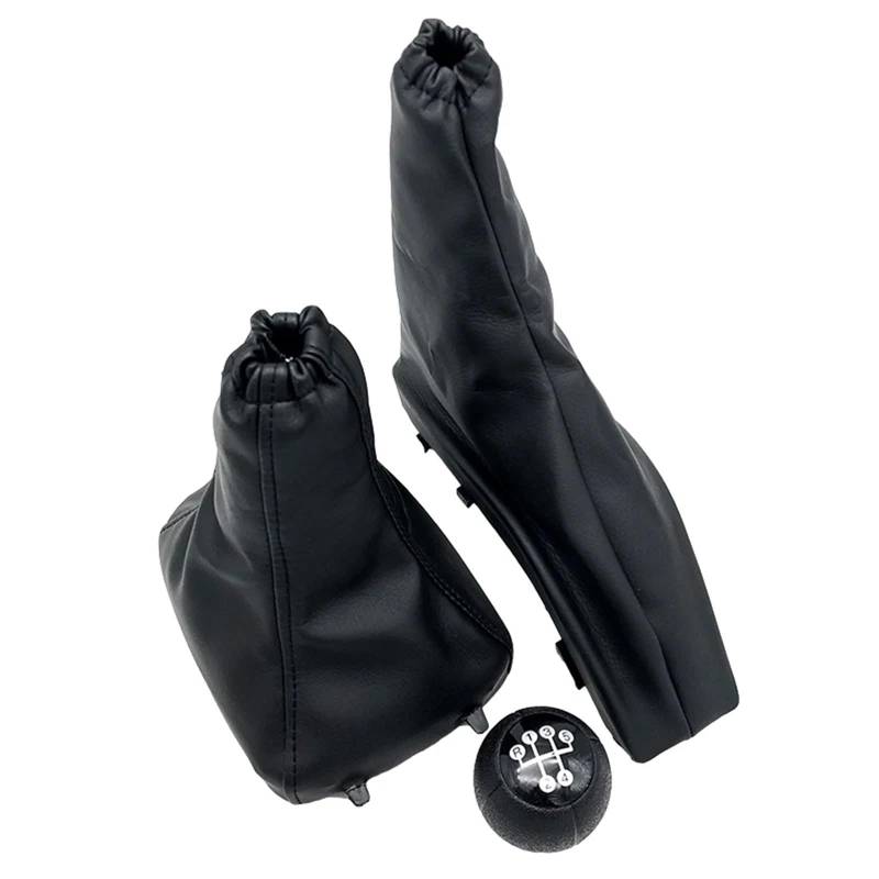 Shifter Kopf Für Vauxhall Für Opel Für Astra II G Für Zafira A 1998-2010 MT Schaltknauf Hebel Handbremse Gamasche Boot Kragen Fall Abdeckung Auto Styling Schalthebelknauf(3Pcs) von Ltusgt