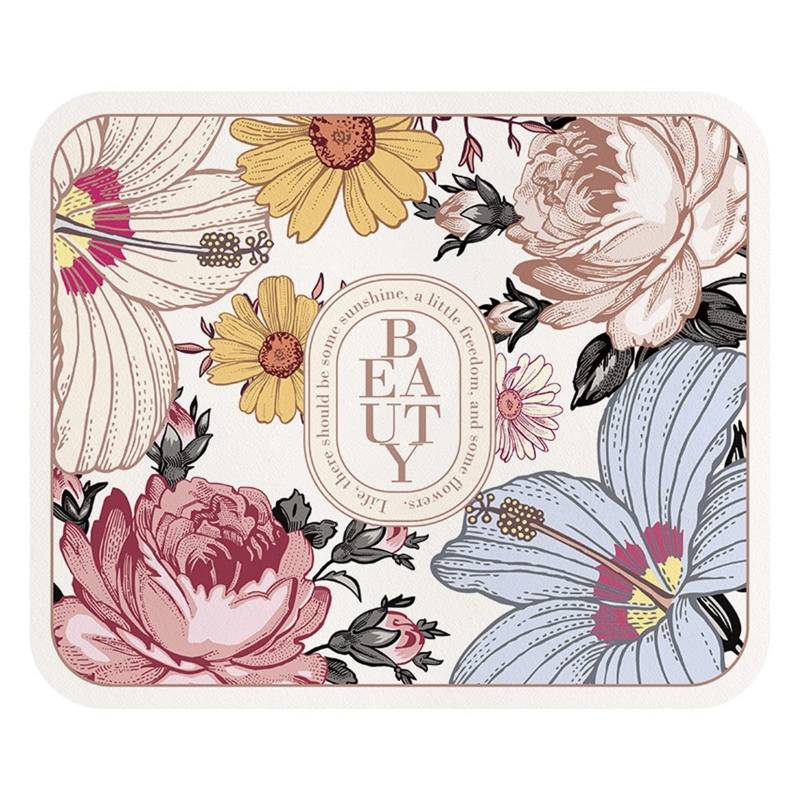 LuMOUzhou Super saugfähige Abtropfmatte, wärmeisolierende Gummimatte(Flower,30 * 50cm) von LuMOUzhou