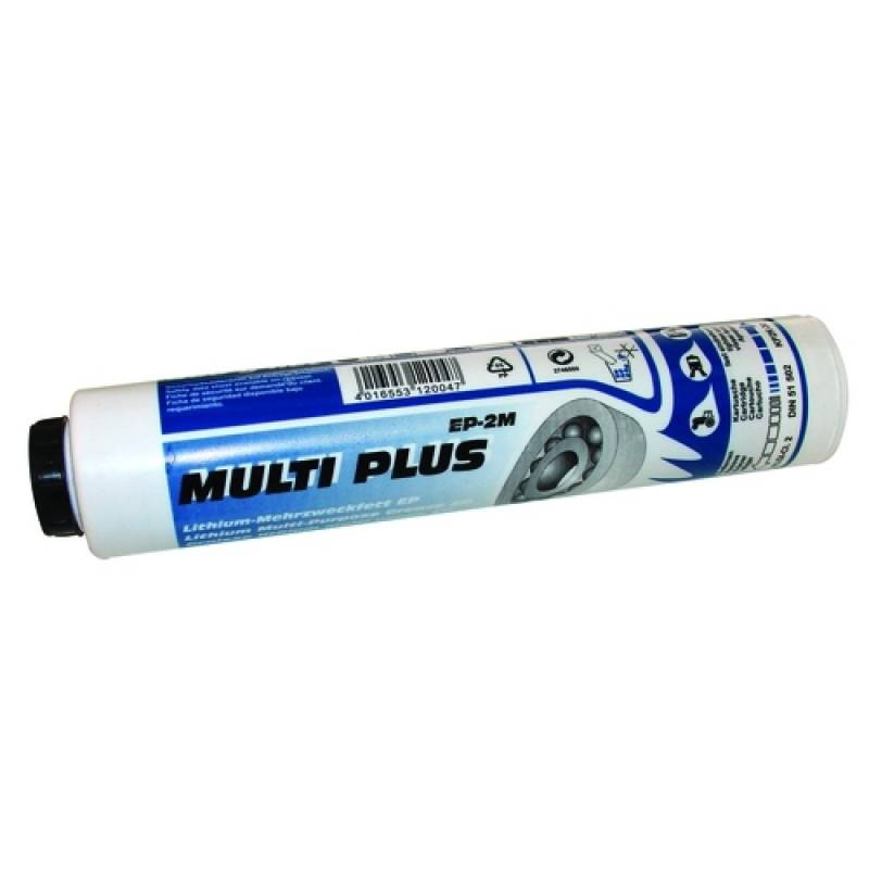 Multi Plus EP-2M, Lithium-Mehrzweckfett EP, 400g Kartusche, Lube Shuttle von Lube-Shuttle