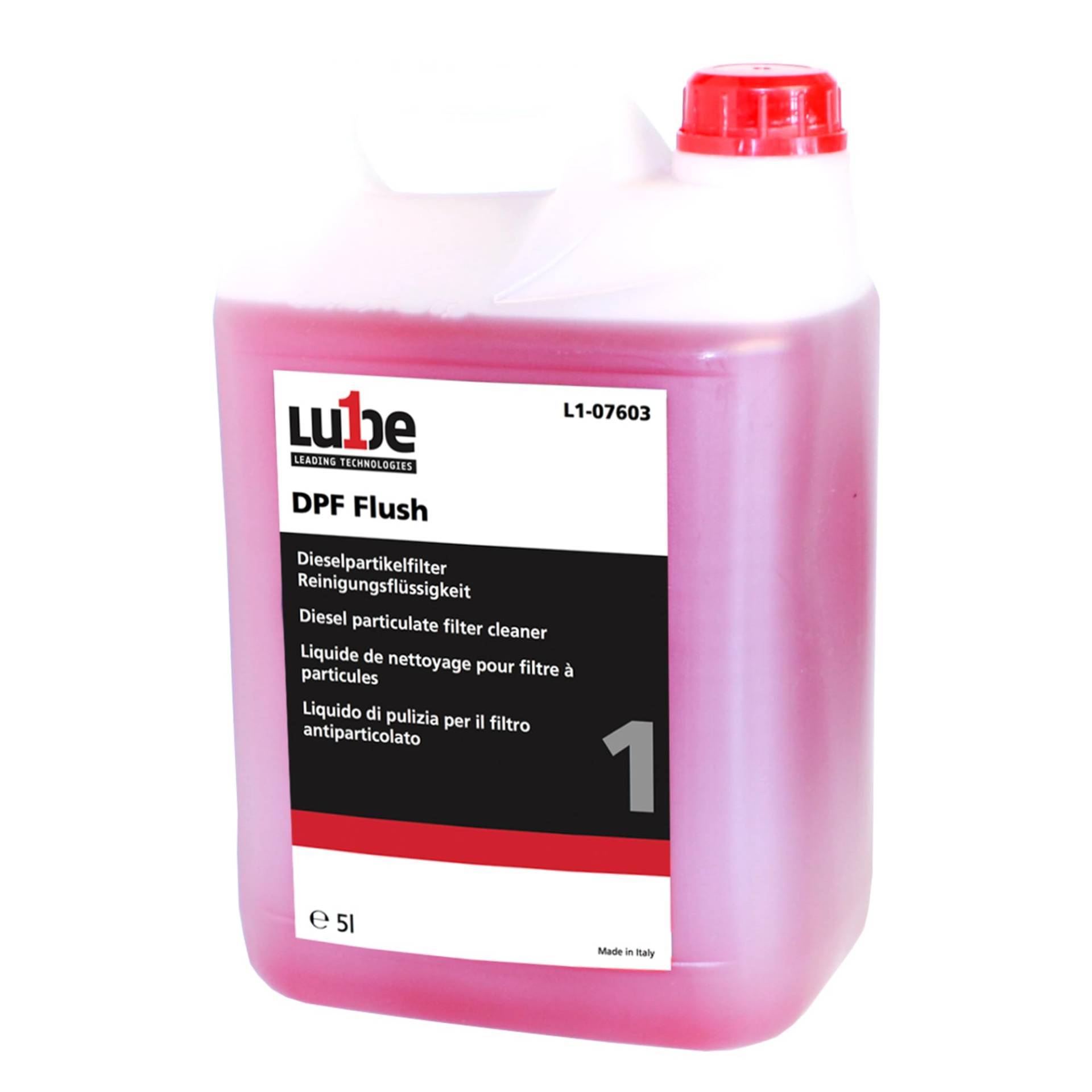 Lube1 DPF Cleaning Liquid 5L I Partikelfilter Reiniger Diesel I Sauberer Dieselpartikelfilter durch DPF Reiniger, dadurch weniger Kraftstoffverbrauch von Lube1