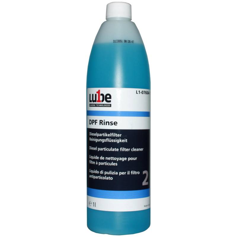 Lube1 DPF Rinsing Liquid 1L I Partikelfilter Reiniger Diesel I Sauberer Dieselpartikelfilter durch DPF Reiniger, dadurch weniger Kraftstoffverbrauch von Lube1