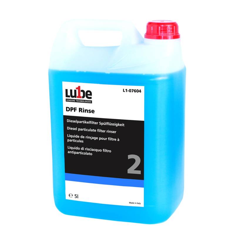 Lube1 DPF Rinsing Liquid 5L I Partikelfilter Reiniger Diesel I Sauberer Dieselpartikelfilter durch DPF Reiniger, dadurch weniger Kraftstoffverbrauch von Lube1