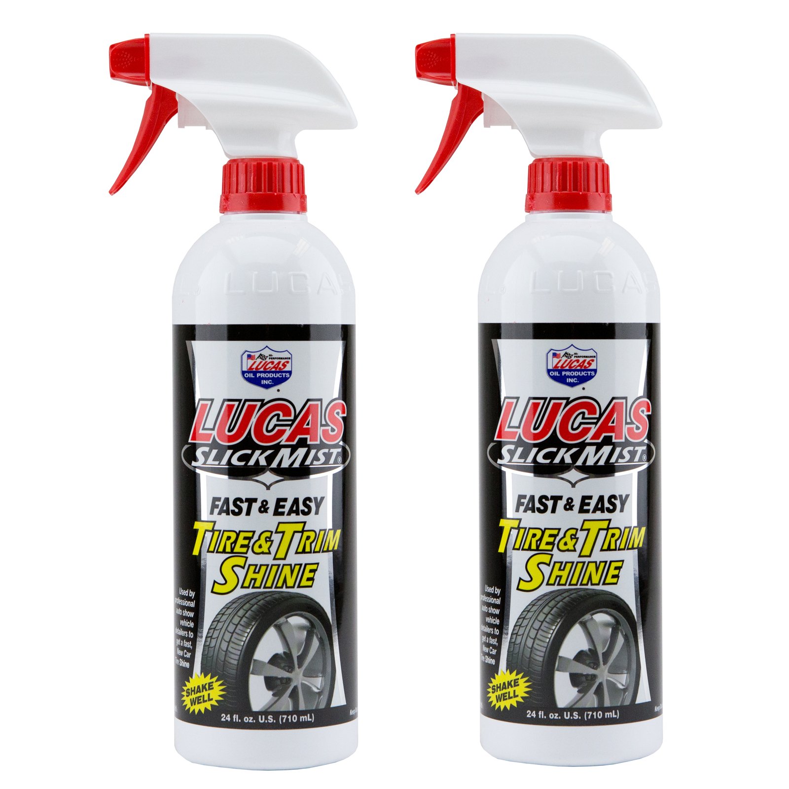 2 x Lucas Slick Mist Fast & Easy Reifen & Trim Shine 710 ml von Lucas Oil