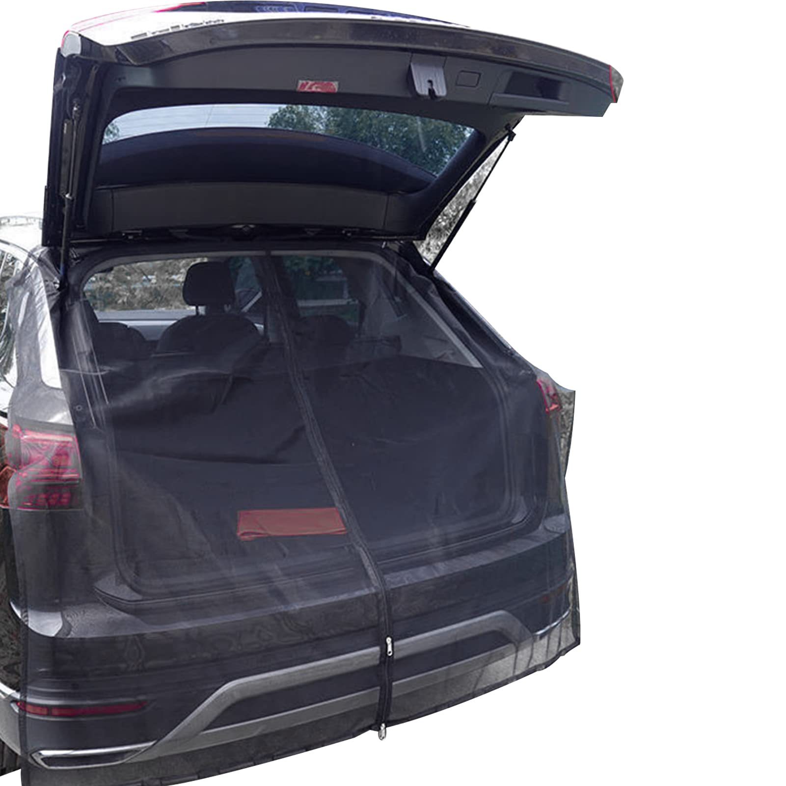 Auto Heckklappe Moskitonetz, Fliegengitter Magnetisch Für Outdoor SUV Auto Heck Moskitonetz Auto Heckklappe Netz Anti-Moskitos Tragbar Winddicht Heckzelt Sonnenschutz Bildschirm Für SUV Camping von Luckxing