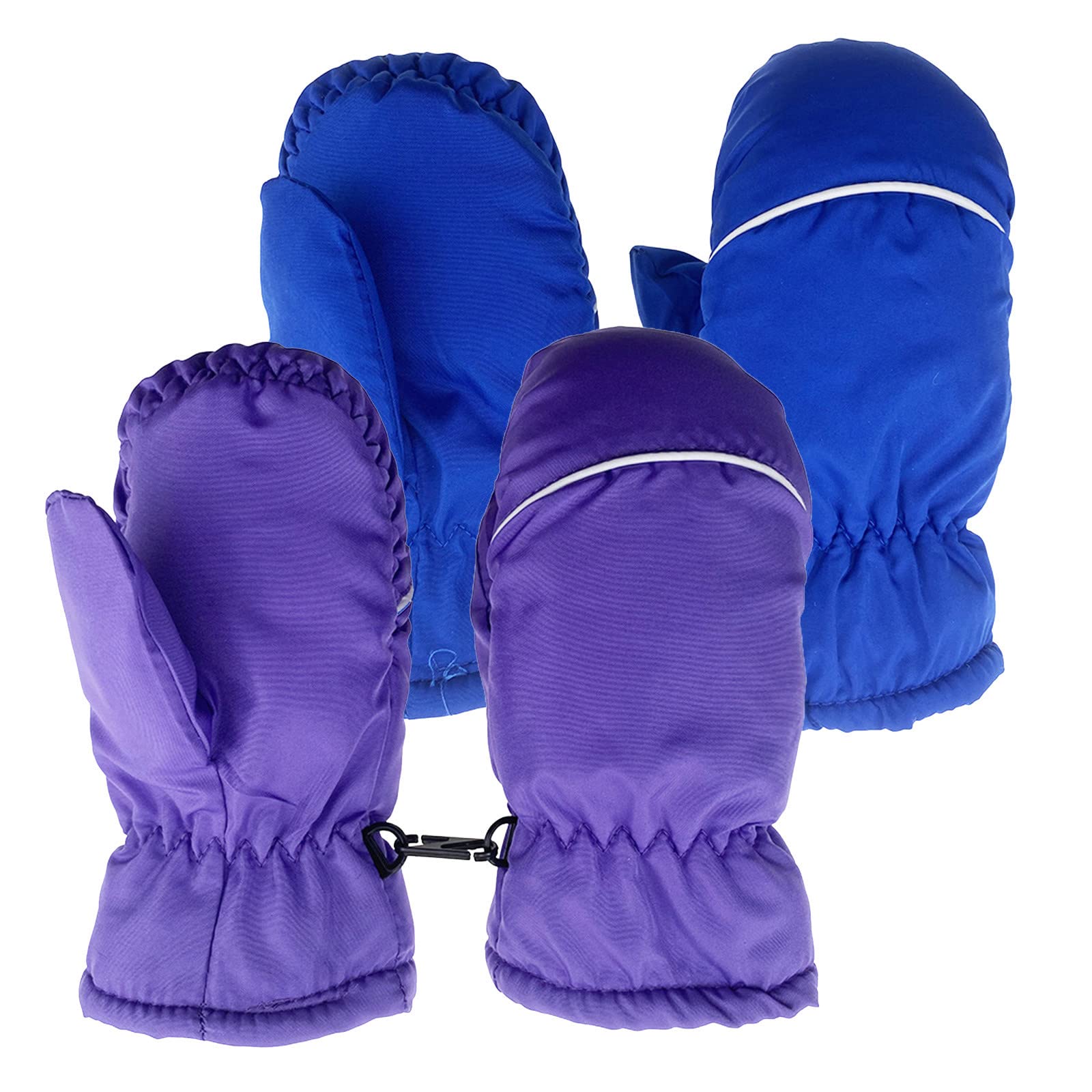 Luckywaqng Kinder Säugling Mädchen einfarbig Komfort Fäustlinge Winterhandschuhe Handschuhe Damen Wasserdicht Warm (Z3-A, One Size) von Luckywaqng