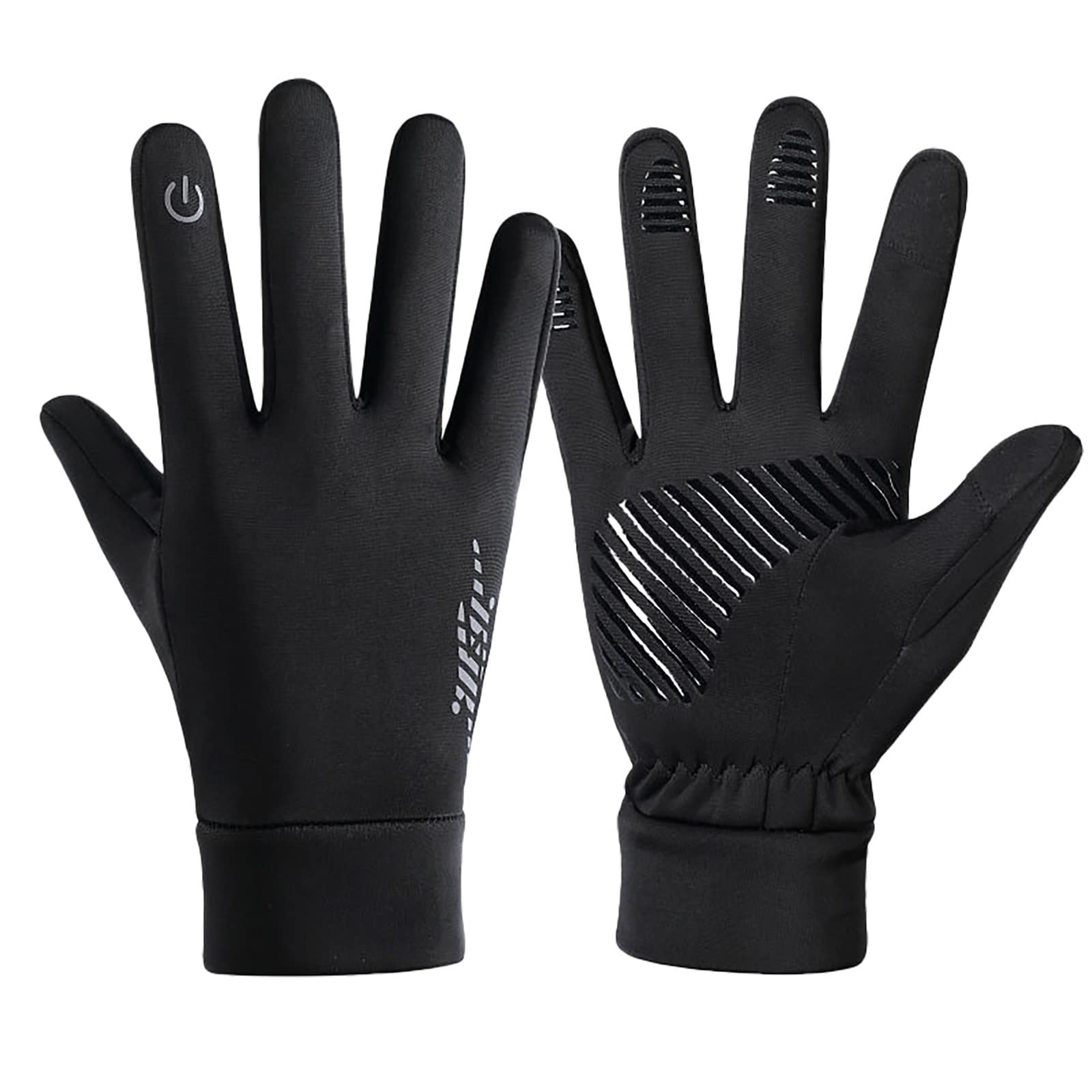 Luckywaqng Reitwinterhandschuhe Warme Sportschutzhandschuhe Outdoor Ski Wintersportgeräte Sonne Nasenschutz (Z2-Black, L) von Luckywaqng