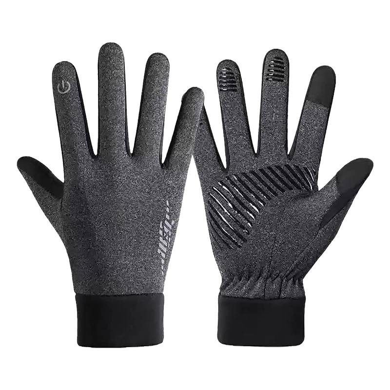 Luckywaqng Reitwinterhandschuhe Warme Sportschutzhandschuhe Outdoor Ski Wintersportgeräte Sonne Nasenschutz (Z4-Grey, L) von Luckywaqng