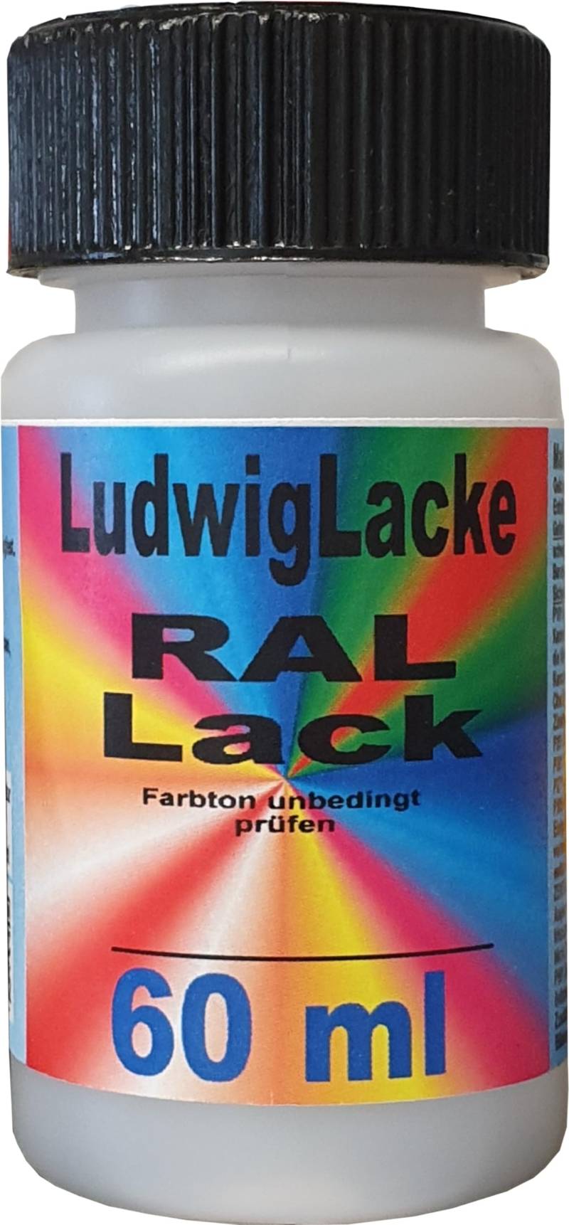 Ludwiglacke RAL 7042 Verkehrsgrau A matt Lackstift 60ml mit Pinsel von Ludwiglacke