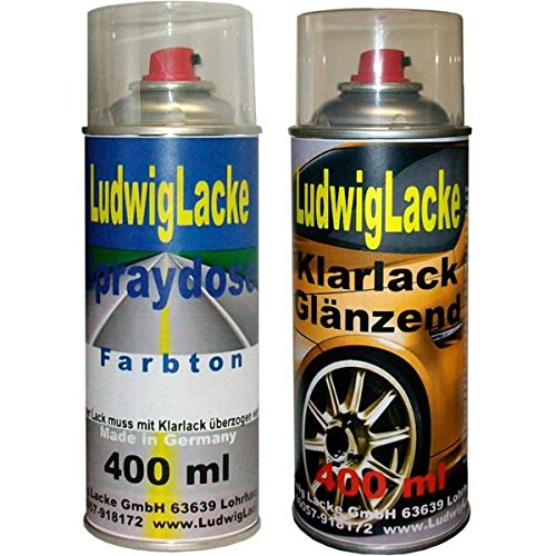 Ludwig Lacke Spray Set Dodge Gunmetal Metallic Q7 Bj.97-99 von Ludwiglacke