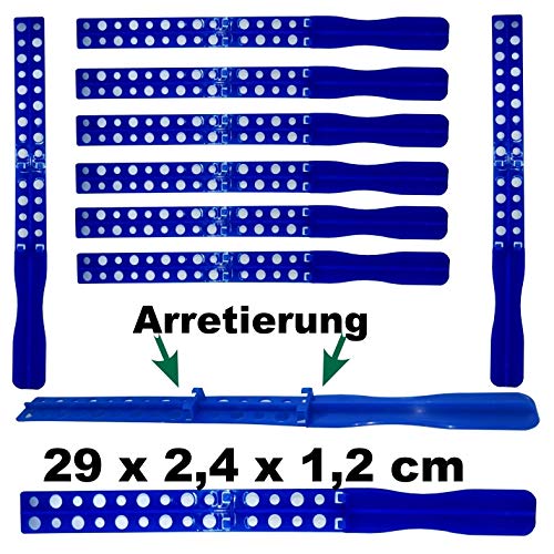 20 x Plastik Rührstab 29 x2,4 x1,2cm blau zum verrühren von Farben und Lacken von Ludwiglacke