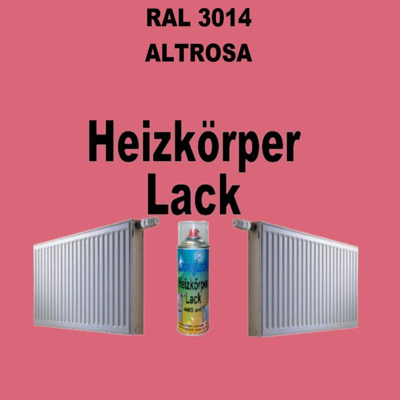 Heizkörperlack Spray RAL 3014 Altrosa 400 ml von Ludwiglacke