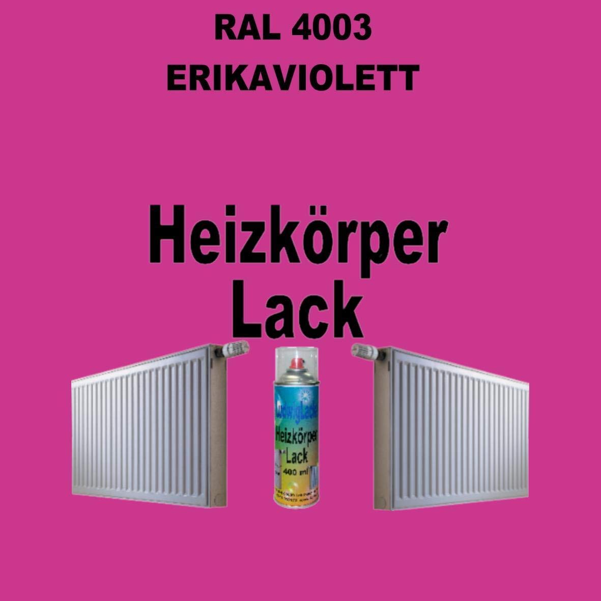 Heizkörperlack Spray RAL 4003 Erikaviolett 400 ml von Ludwiglacke