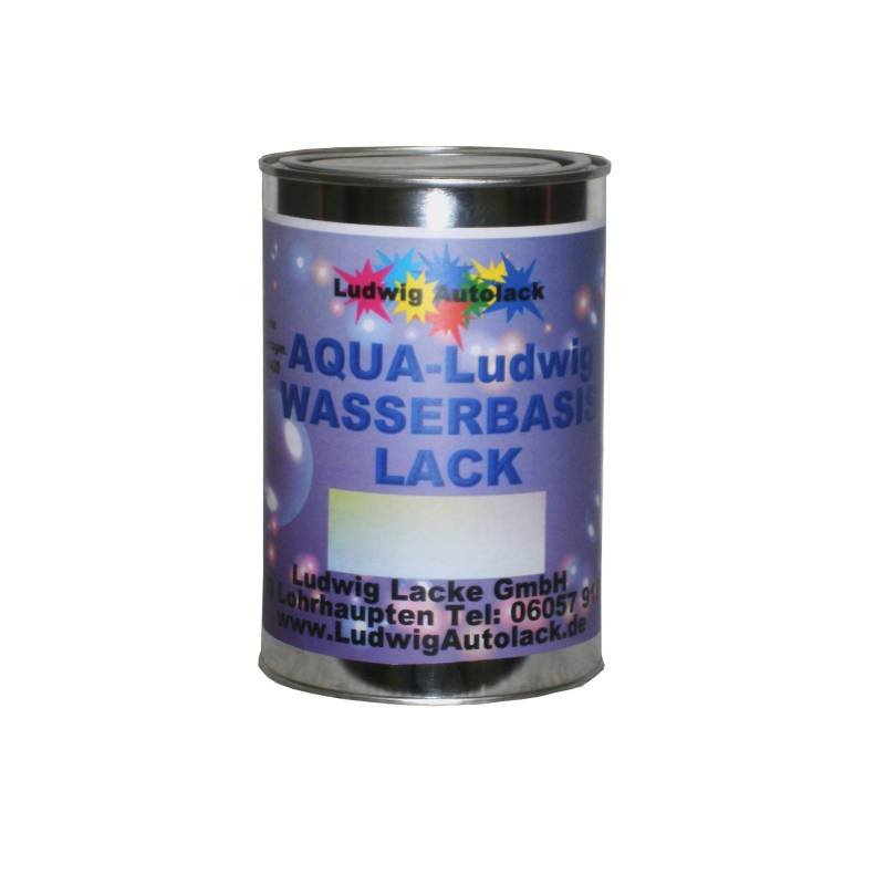 Ludwiglacke 1 Liter Wasserbasislack für VW Black Magic Farbcode LC9Z Baujahr 1993-2008 Metalliclack von Ludwiglacke