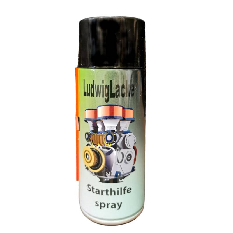 Ludwiglacke Starthilfe-Spray für Motoren, 400 ml von Ludwiglacke