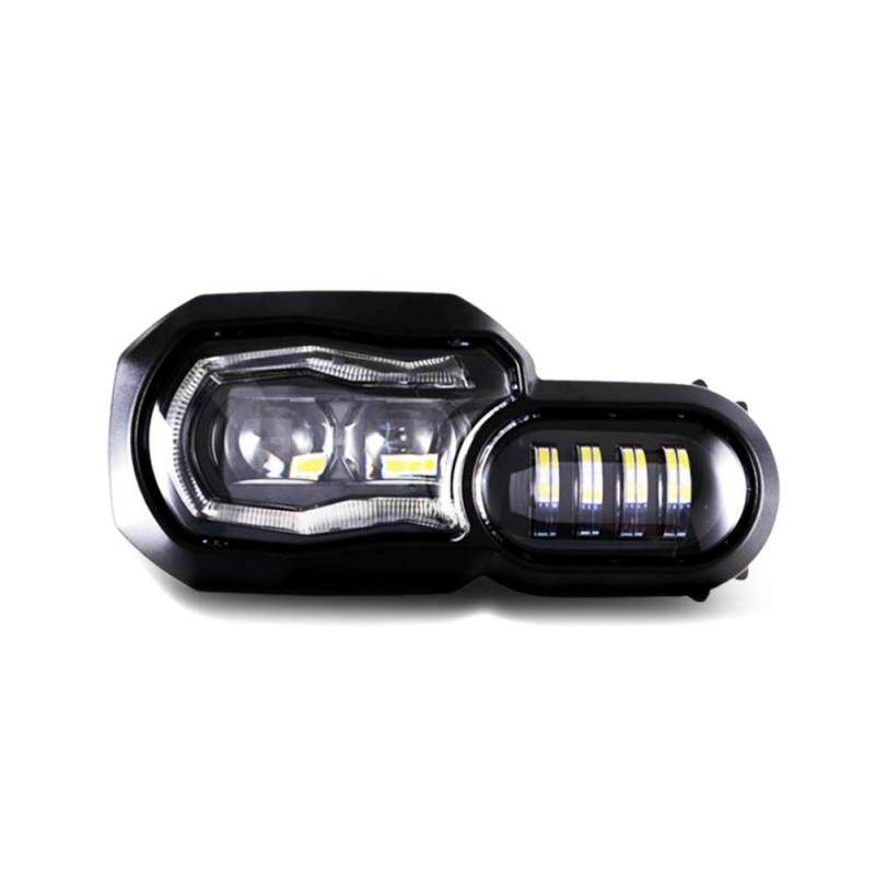 LED Scheinwerfer QL2 für BMW F 800 R 09-14 Hauptscheinwerfer ECE von Lumitecs