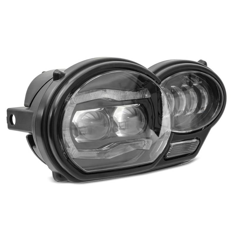 LED Scheinwerfer QL4 für BMW R 1200 GS 04-12 Hauptscheinwerfer ECE von Lumitecs