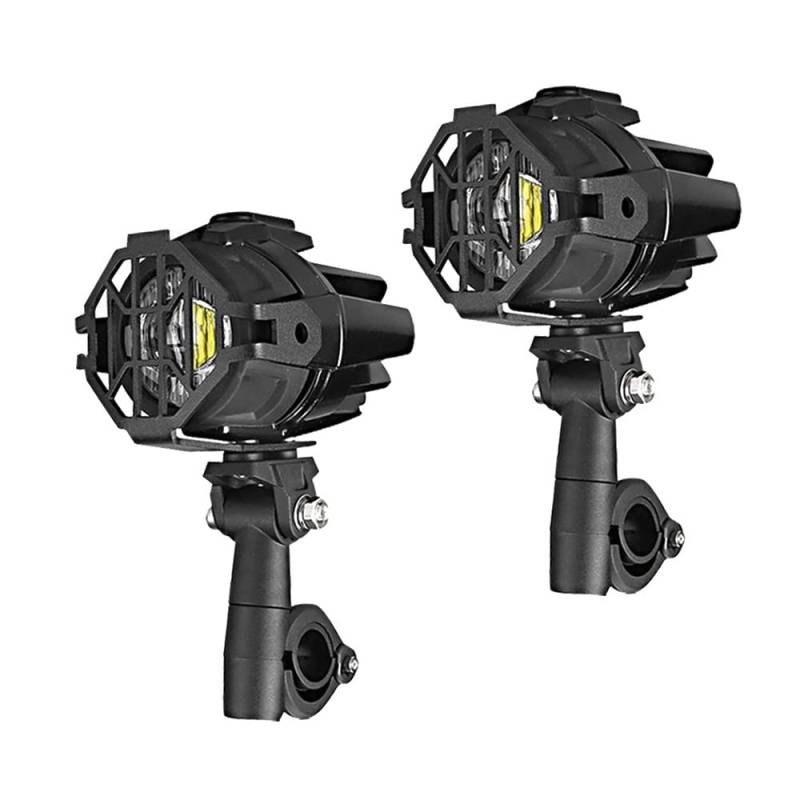 LED Zusatzscheinwerfer Set S22X Kompatibel für Ducati Multistrada 1200/ S/Enduro, Multistrada 950/1260 / S/D-Air/Pikes Peak/Enduro von Lumitecs