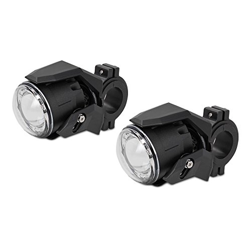 Motorrad Zusatzscheinwerfer ZS3 Kompatibel für Sachs ZZ 125 LED E-Zulassung Lumitecs 12V/24V 600 Lumen inkl. Kabelbaum von Lumitecs