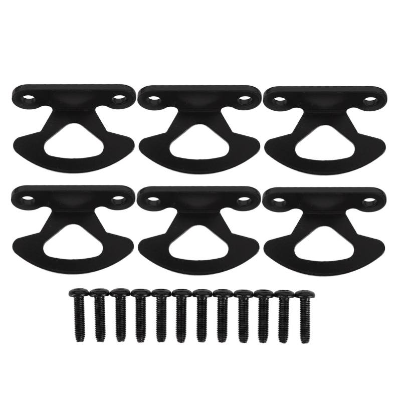 6 PCS -LKW -Bett -Binde -Haken, Metall -LKW -Betthaken für Sport Trac 2001 Bis 2010, Mark Lt 2005 Bis 2008, Easy Installation, Black Finish von Luocute