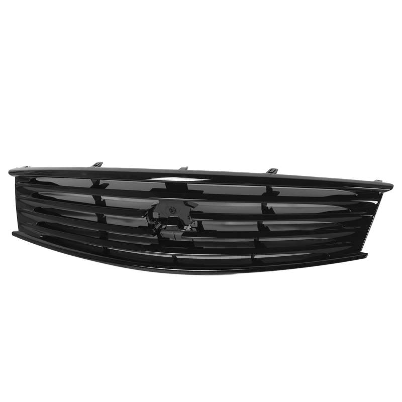 Luocute Frontstoßstangengrill für G37 Coupé 2008–2013, G37 Coupé Cabrio 2009–2013, 3D-Spritzguss-ABS-Material, Präzise Passform, Glänzend Schwarz von Luocute