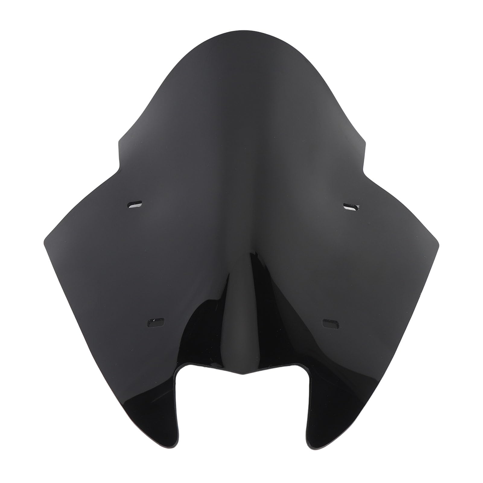 Luocute Motorrad-Windschutzscheibenverkleidung, Frontscheiben-Windabweiser-Zubehör für NMAX155 2020–2024, Abnehmbarer, Stoßfester Motorrad-Windschutzscheibenschutz (Black) von Luocute