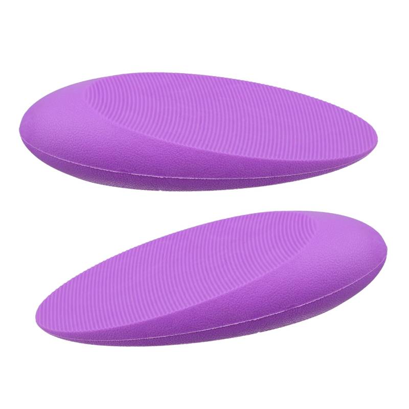 Lurrose 2 Stück 1 Satz Türstopper aus Gummi abbrechen verriegeln Stoßstangen Sicherheitsschlösser Fensterkeile door stops door wedge Mehrzweck-Türstopper Anti-Kollisions-Türkeile Violett von Lurrose