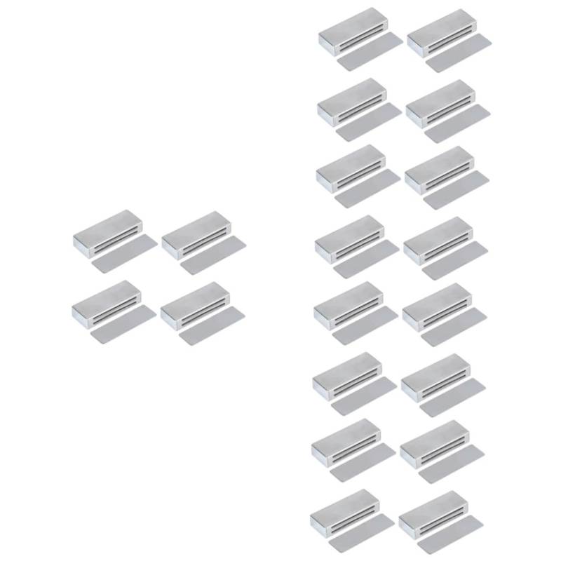 Lurrose 20 Stück Magnetische Anziehungskraft Schranktürmagnete Magnet Schranktürschnäpper Schrankmagnete Türriegel Schrankschnäpper Türschnäpper Magnetisches Türschloss von Lurrose