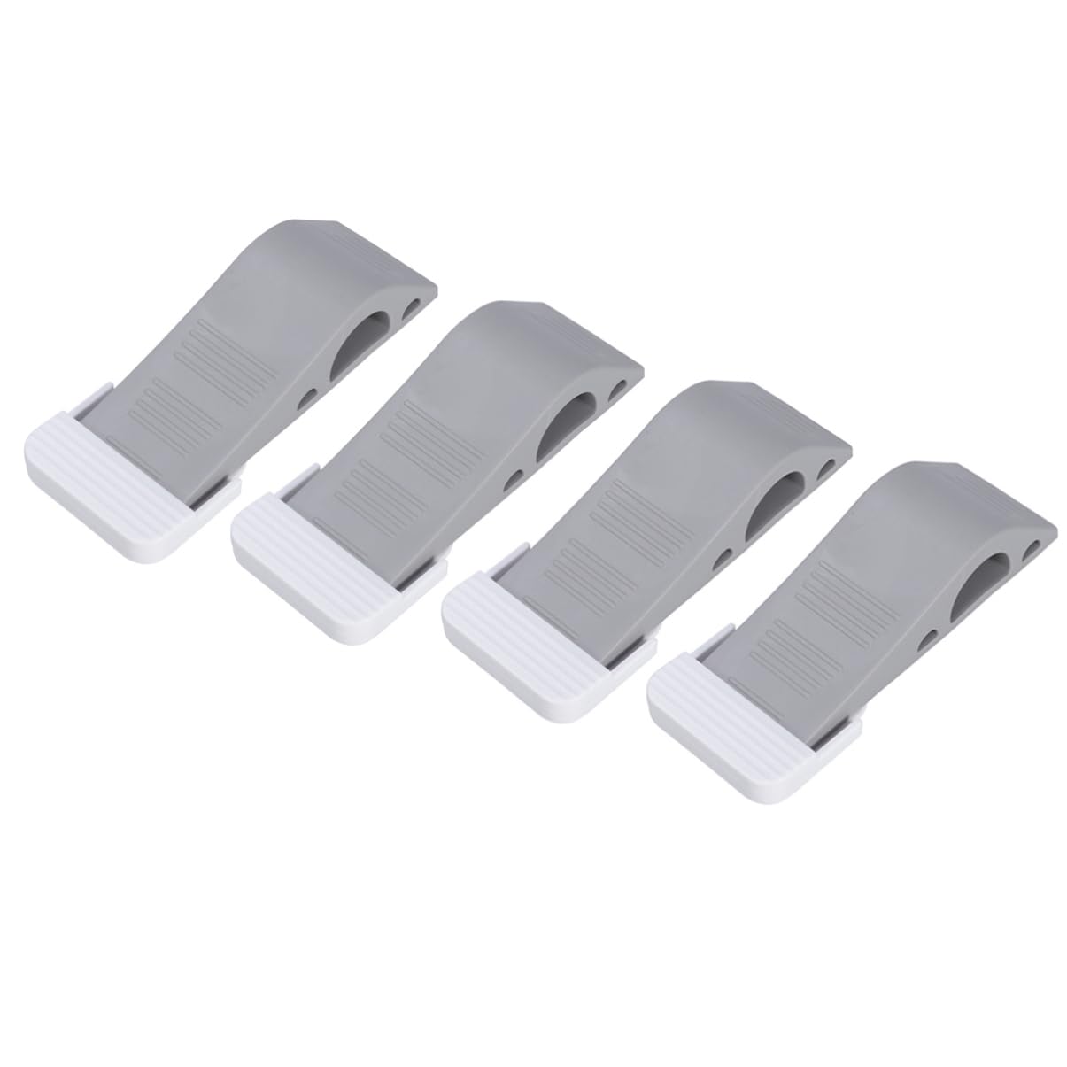 Lurrose 4er Set Türstopper Wedge Aus Rutschfest Dekorative Türstopper Für Verschiedene Bodenbeläge 124mm x 39mm x 25mm Ideal Für Zuhause Oder Büro von Lurrose