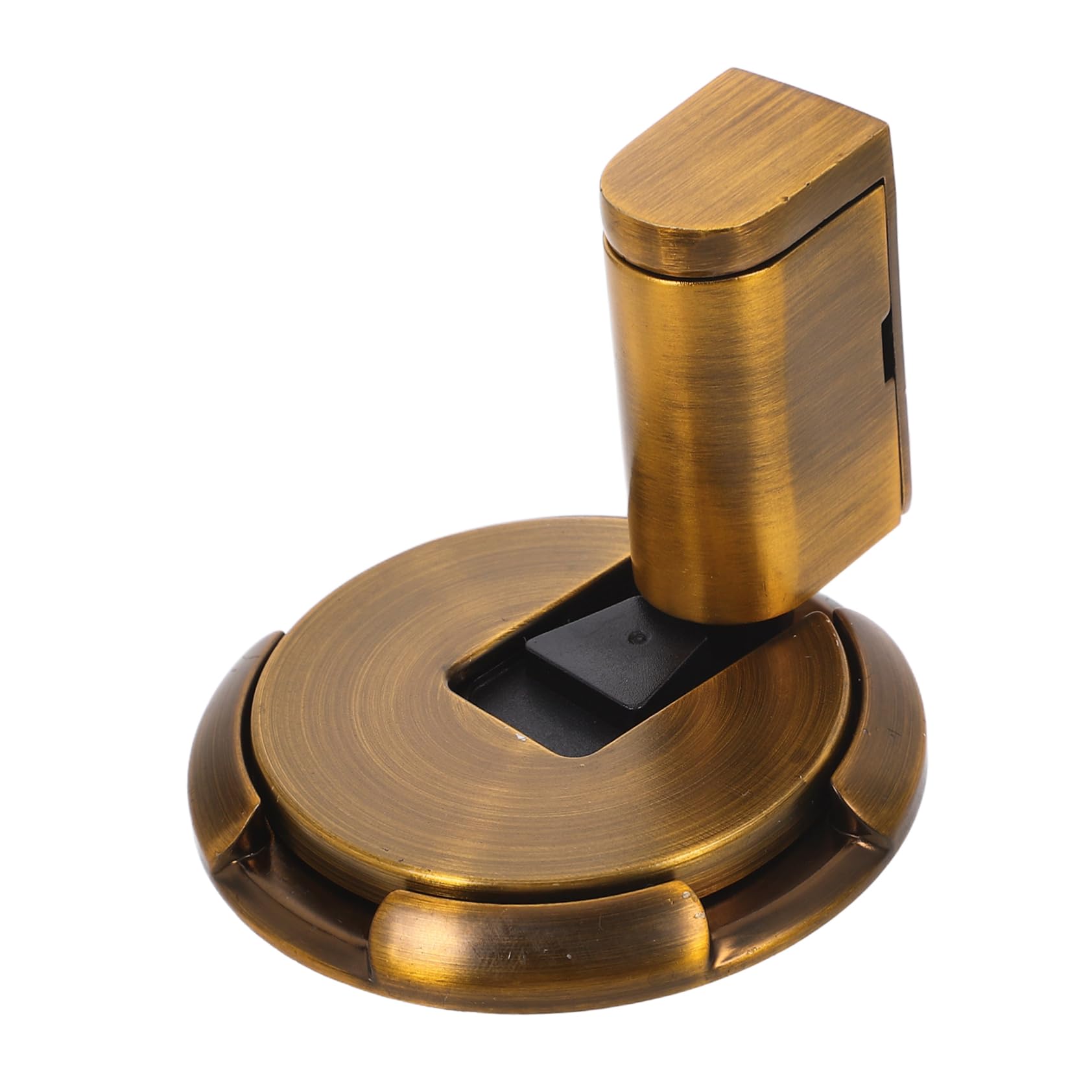 Lurrose Lochfreier Türstopper robuster Türstopper Magnetischer Türstopper-Kleber Türzugstopper Tür stoppen Türstopp-Alarm windfester Stopper Türstopper aufkleben Zinklegierung Golden von Lurrose