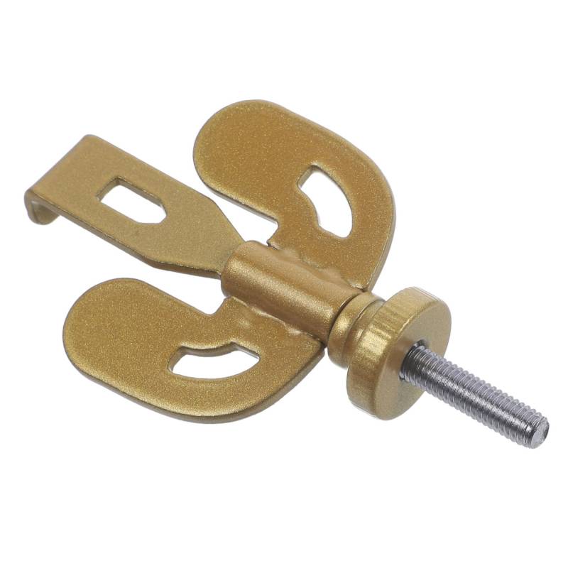 Lurrose Türstopper portable door lock travel lock Reiseschloss tragbares Türsicherheitsschloss Türschlösser Tür Sicherheitsschloss tragbares Türschloss für die Stahl Golden von Lurrose