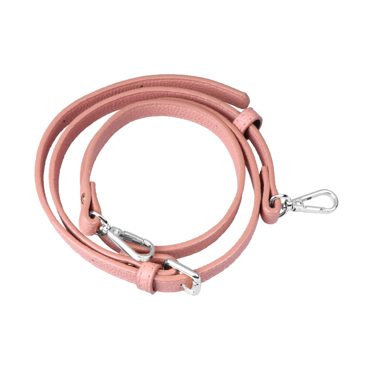 Lurrose Verstellbarer PU Schultergurt Für Damen Handtasche Ersatzriemen Pink Mit Silberner Schnalle Ideal Als Modisches Taschenaccessoire Für Alltag Und Freizeit von Lurrose