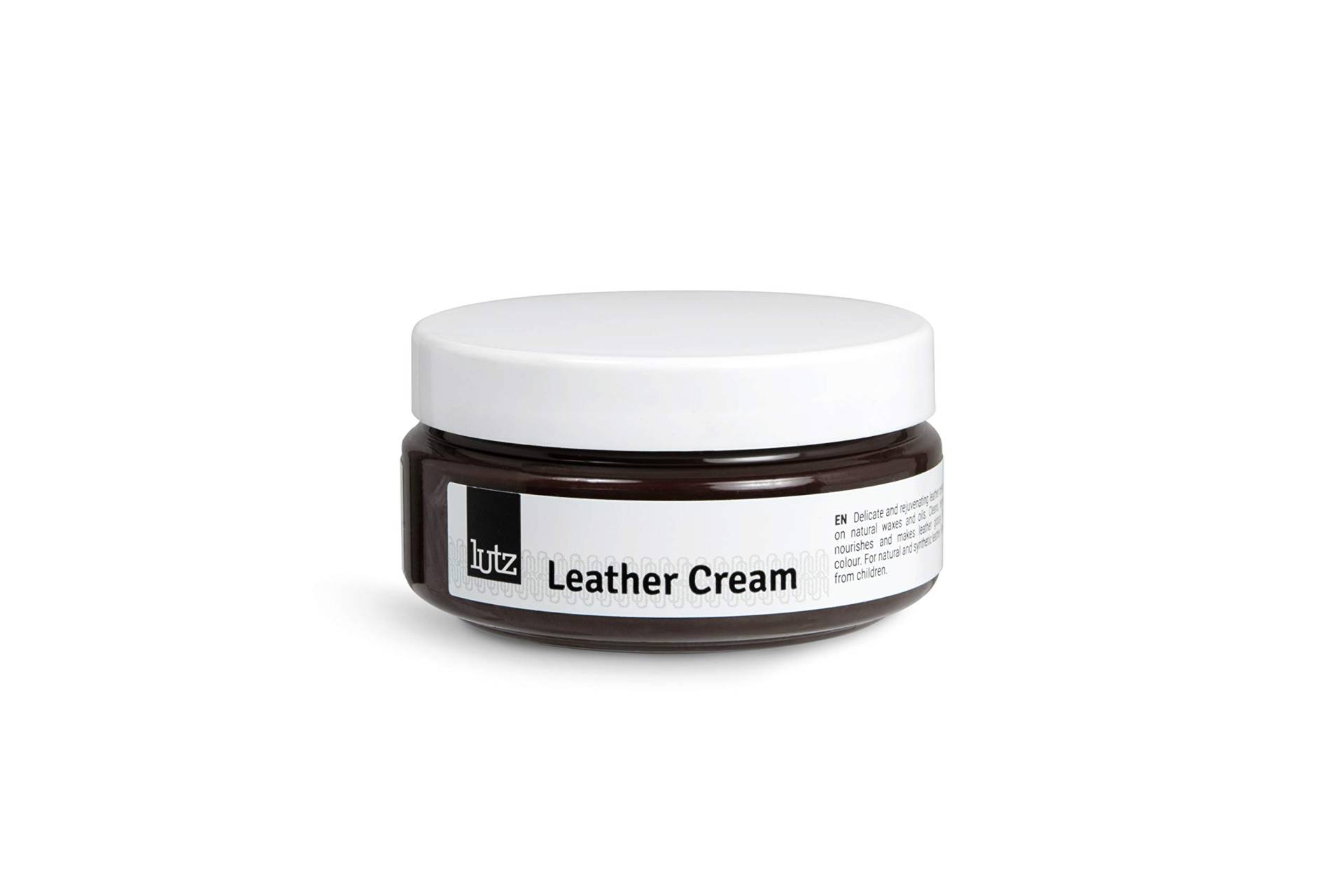 Lutz Ledercreme | Regenerierende Ledercreme | Erweckt Lederschuhe, Taschen, Jacken und Mehr zu Neuem Leben | Ledercreme in Vielen Farben 100 ml (3.38 FL. Oz.) | (106 - Dunkelbraun - Dark Brown) von Lutz