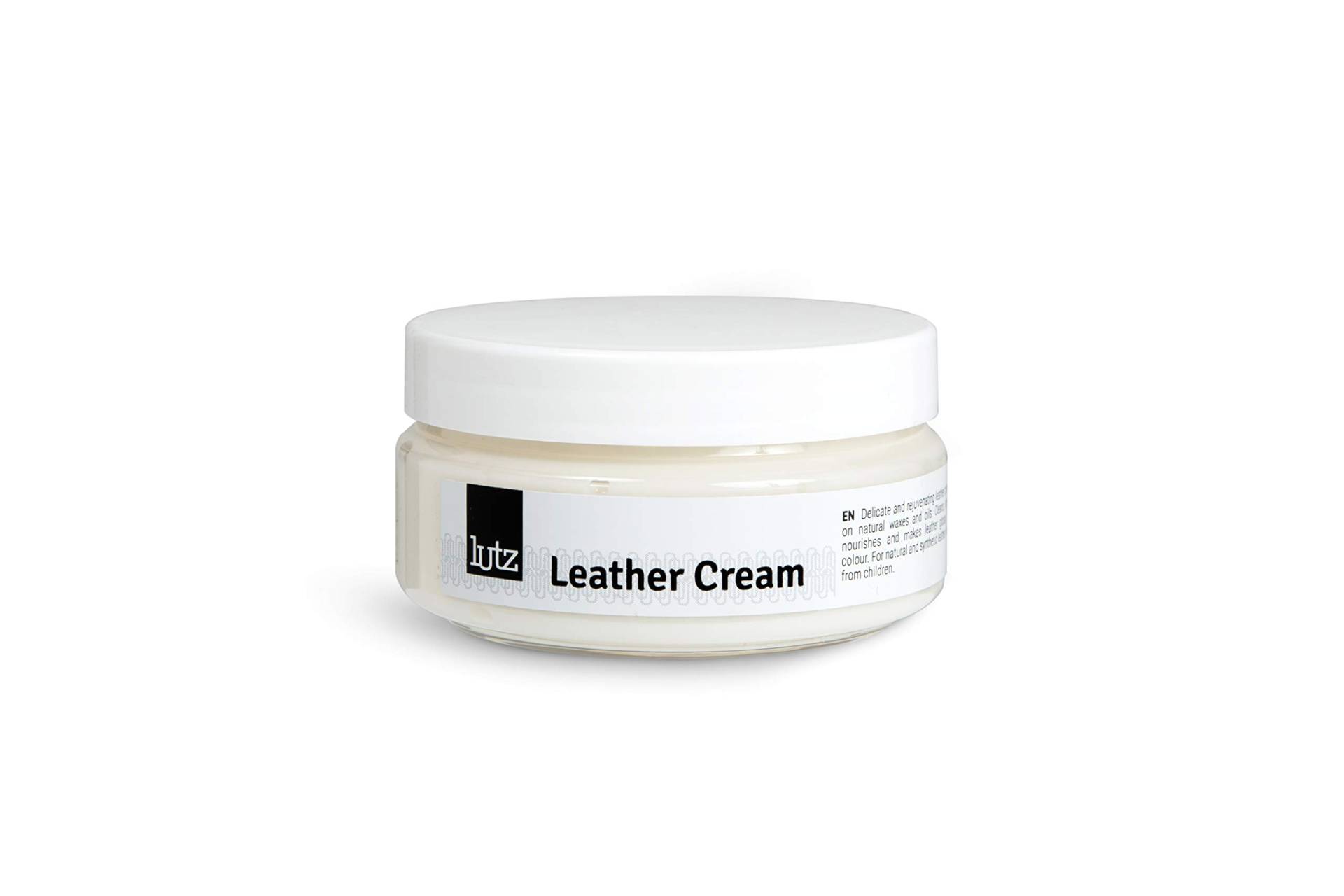 Lutz Ledercreme | Regenerierende Ledercreme | Erweckt Lederschuhe, Taschen, Jacken und Mehr zu Neuem Leben | Ledercreme in Vielen Farben 100 ml (3.38 fl. Oz.) | (100 - Farblos - Transparent) von Lutz