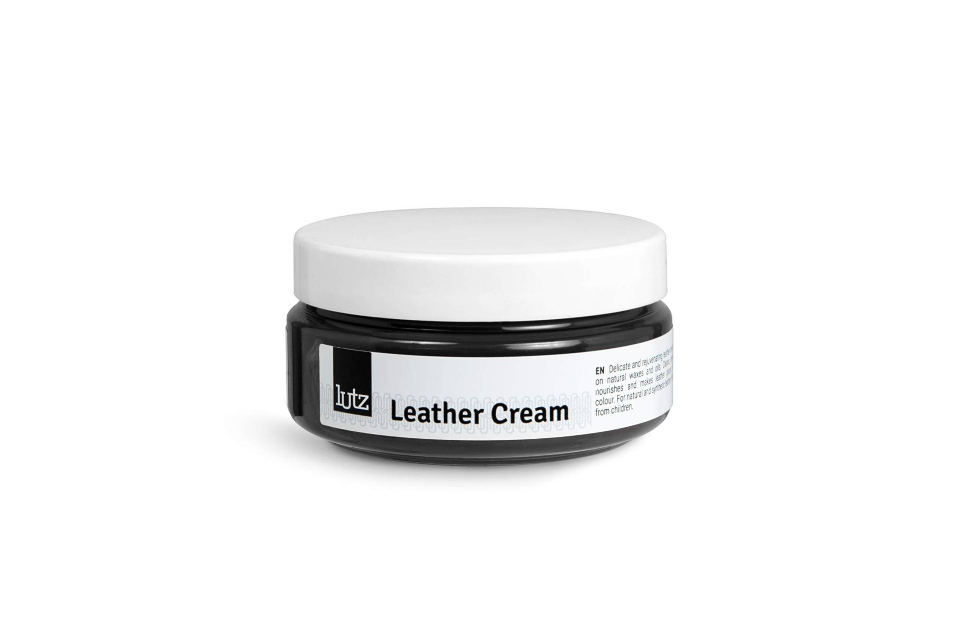 Lutz Ledercreme | Regenerierende Ledercreme | Erweckt Lederschuhe, Taschen, Jacken und Mehr zu Neuem Leben | Ledercreme in Vielen Farben 100 ml (3.38 FL. Oz.) | (118 - Schwarz - Black) von Lutz