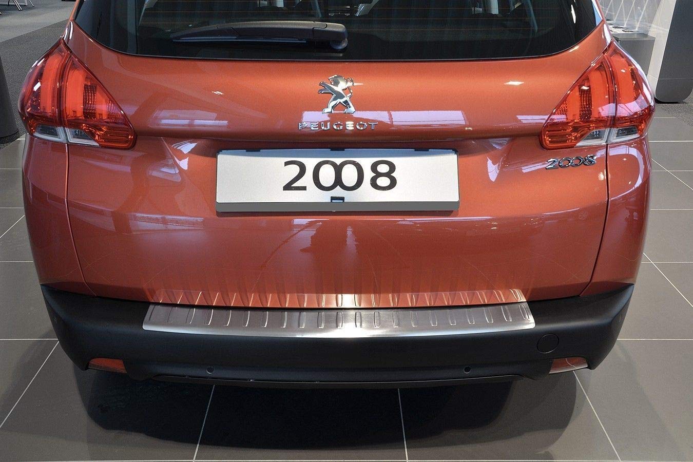 Chrom Stoßstangenschutz Kratzschutz für Peugeot 2008 [2013-2016] von Luxell