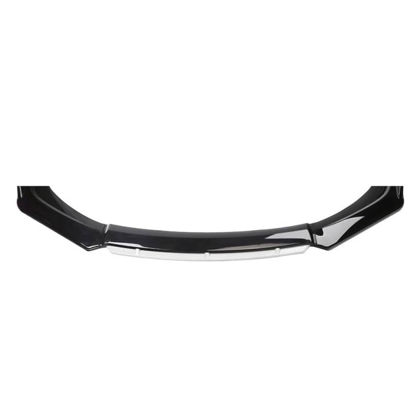 Frontspoiler Lippe, für Ford Kuga MK2 2013-2020 Frontstoßstangen AntiKollision Frontstoßstange Splitter Auto Zubehör,Black White von Lxbpeny