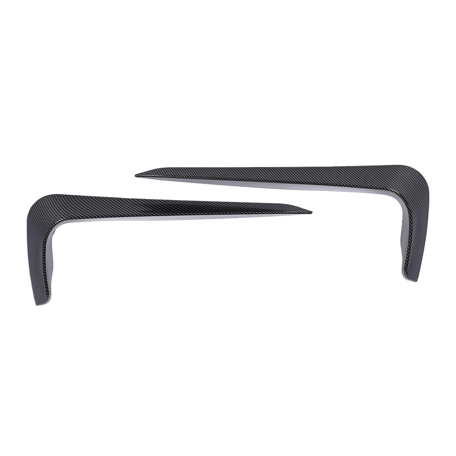 Lybunair 2-teiliger Frontstoßstangen-Splitter, seitlicher Luftauslass-Windspoiler für 3er-Serie E90 E91 M Sport vor 2005 bis 2008 (Carbon Fiber Style) von Lybunair