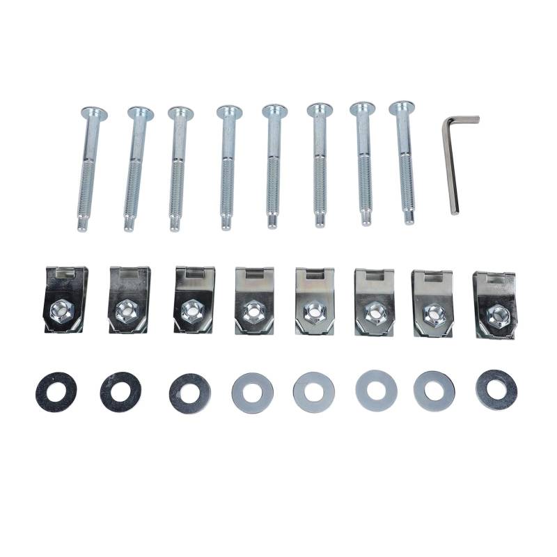 Lybunair LKW-Ladeflächen-Montage-Hardware-Kit, W706640S900 Schrauben-Muttern-Set, Ersatz, passend für F450 F550 Super Duty Truck 1999 bis 2016 von Lybunair