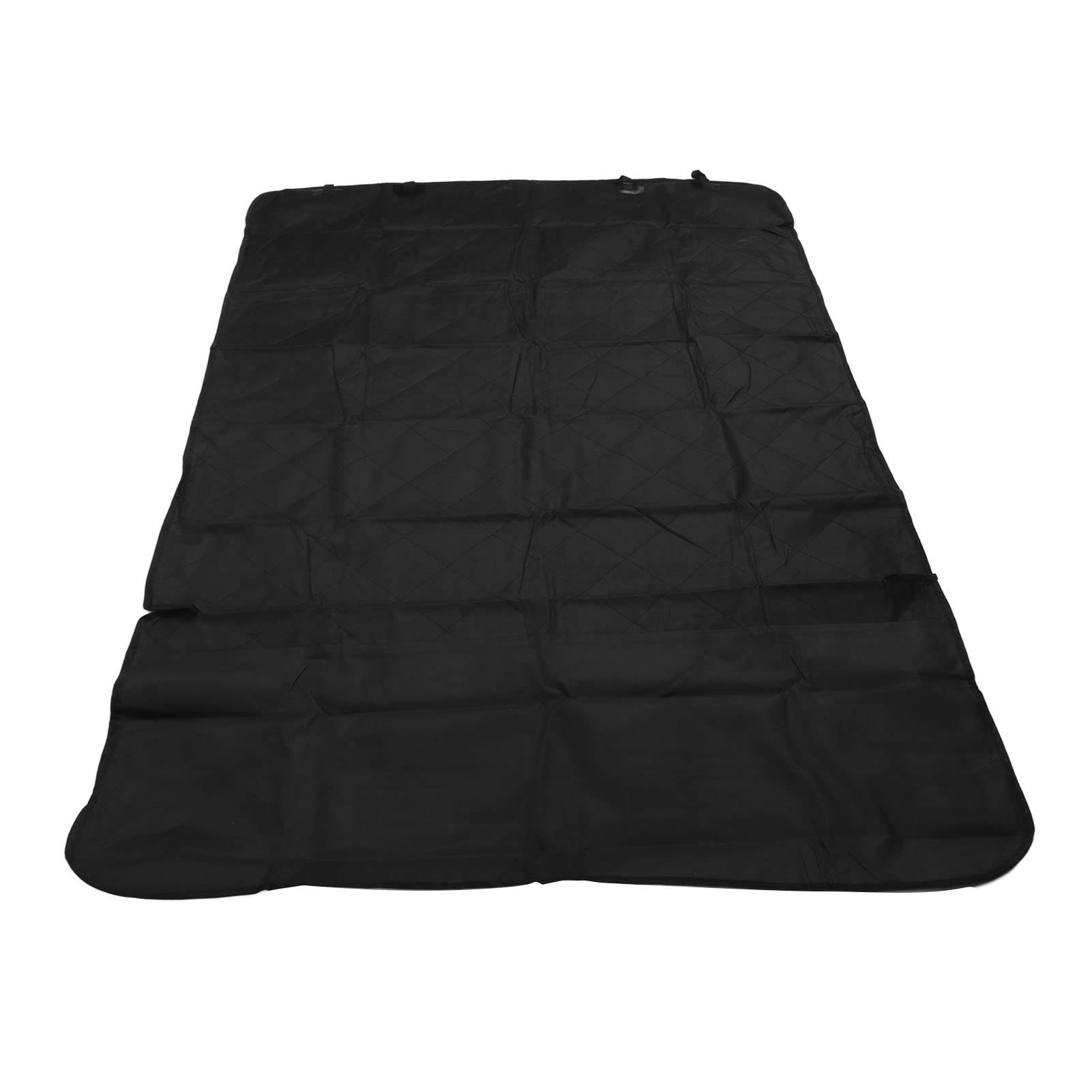 Lybunair Schwarze wasserdichte Oxford-Kofferraum-Cargo-Einlage für Hunde und Autositzbezug-Matte (208 * 132cm) von Lybunair