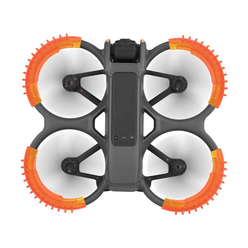 AVATA 2 Propellerschutz Schutz Stoßstangenring,Drohnen Stoßstangenabdeckung für DJI AVATA 2,Aufprallschutz Requisiten Zubehör (Orange) von Lycuiw