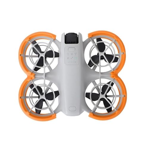 Drohne Propeller Schutz Stoßstange für DJI NEO,Stoßstangen Schutzring Drohnen Antikollision Requisiten für DJI NEO (Orange) von Lycuiw