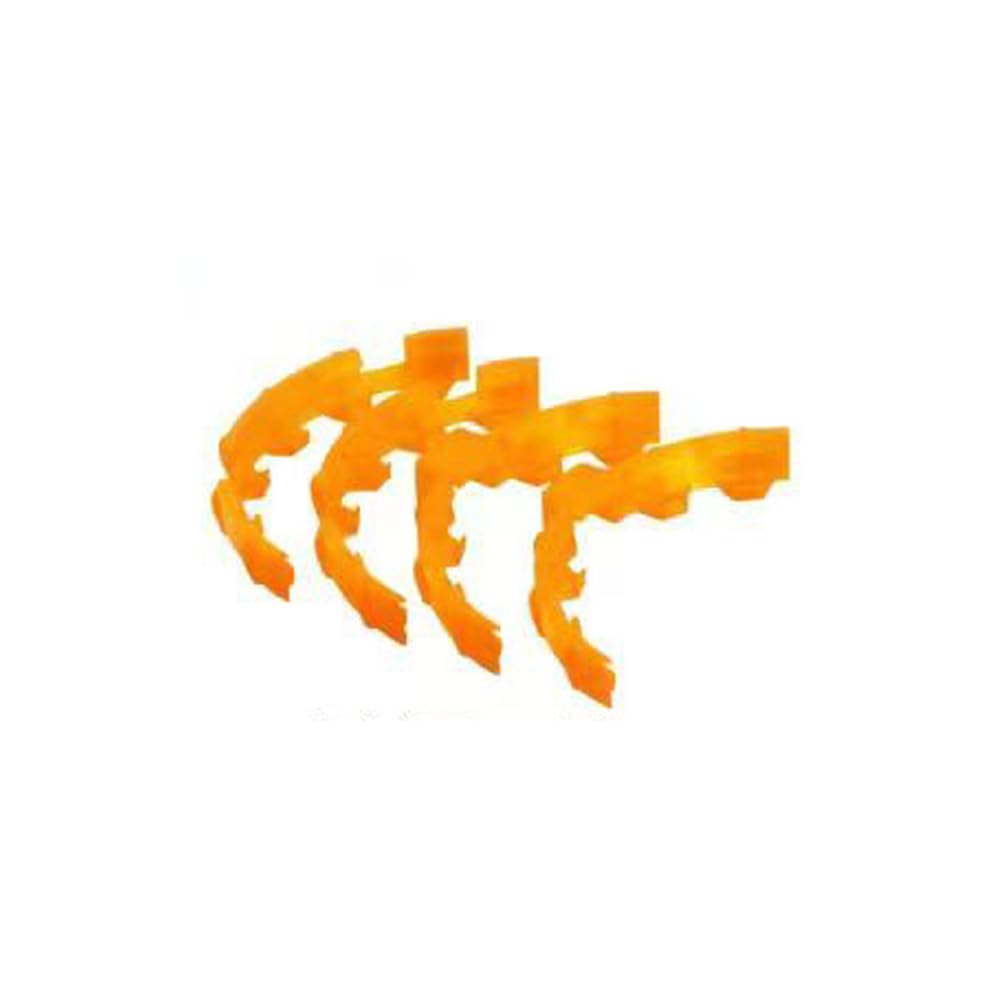 Propellerschutz Stoßstangen Schutzring für DJI Flip,Anti-Kollisions Aufprallschutz Prop Propeller Stoßfänger Abdeckung Drohne Schutz Zubehör (Transparent Orange) von Lycuiw