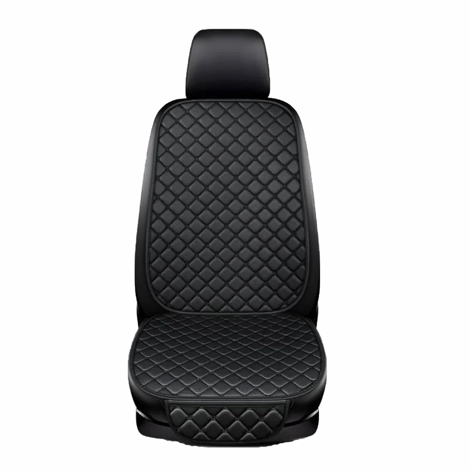 Auto Schonbezug Set für Mercedes-Benz CLA C118 2019-2024 Leder Autositzbezüge Sitzschoner für Vordersitze und Rücksitze.,C-Black von LzDDD