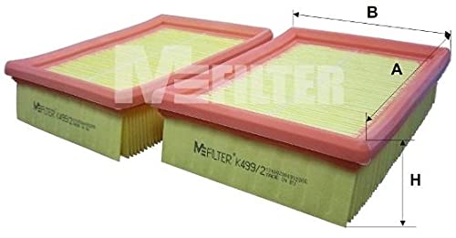 MFilter K499-2 Air Filter, Set of 2 von M-Filter