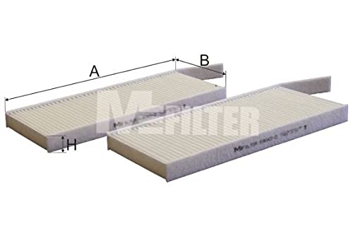 MFilter K9042-2 Cabin Filter, Set of 2 von M-Filter